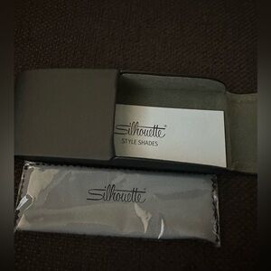 Silhouette eyeglass case.  Case only.  Brand new. No box.